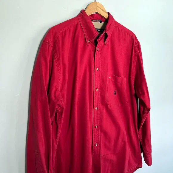 Nautica Men's Dress Shirt Size Large - Picture 4 of 14